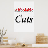Salon Barbershop Posters Affordable Cuts! (Keuken)