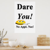 Salon Barbershop Posters Dare you (Cuisine)