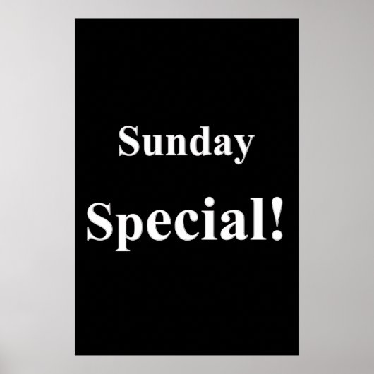 Salon Barbershop Posters dimanche spécial (Devant)