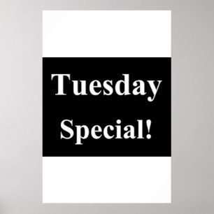 Salon Barbershop Posters Dinsdag Speciaal