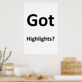 Salon Barbershop Posters Got Highlights? (Cuisine)