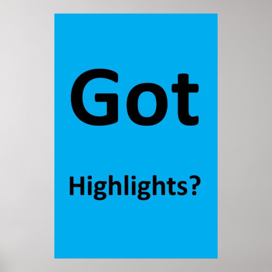 Salon Barbershop Posters Got Highlights? (Devant)