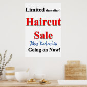 Salon Barbershop Posters Limited Vente de coupe de (Cuisine)