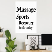 Salon Barbershop Posters Massage Sports  (Bureau à domicile)