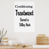 Salon Barbershop Posters Silky Hair Conditioning (Cuisine)
