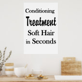 Salon Barbershop Posters Soft Hair Conditioning  (Cuisine)