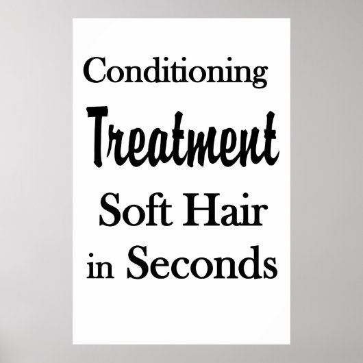 Salon Barbershop Posters Soft Hair Conditioning  (Devant)