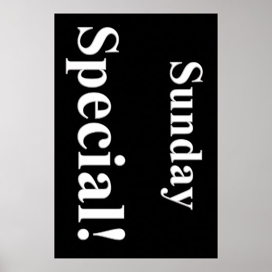 Salon Barbershop Posters Sunday Special (Devant)