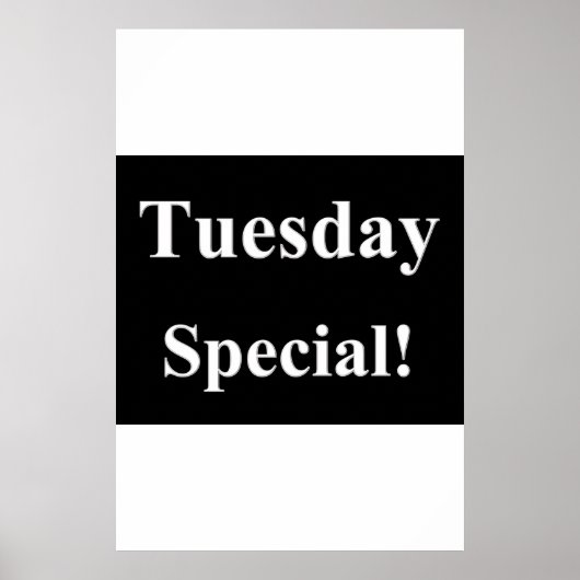 Salon Barbershop Posters Tuesday Special (Devant)