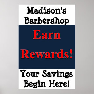 Salon Barbershop Posters verdienen beloning