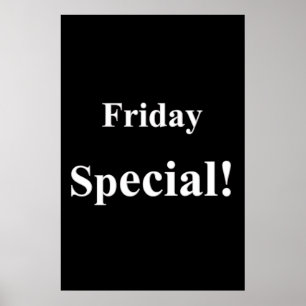 Salon Barbershop Posters Vrijdag Speciaal