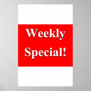 Salon Barbershop Posters Weekly Special