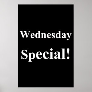 Salon Barbershop Posters Woensdag Speciaal