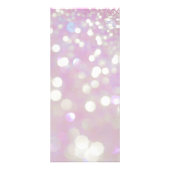 salon bokeh pastel glans prijslijst reclamekaart (Achterkant)