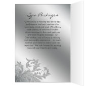 Salon Brochure Beauty Makeup kunstenaar Cosmetoloo (Binnen (Links))