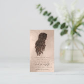 Salon Carte de référence Cuivre Maquillage Lash Co (Debout devant)