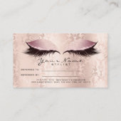 Salon Carte de référence Damask Maquillage rose La (Dos)