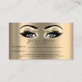 Salon Carte de référence Maquillage Artiste Gold S (Dos)