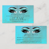 Salon Carte de référence Maquillage Artiste Ocean  (Devant / Derrière)