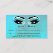 Salon Carte de référence Maquillage Artiste Ocean  (Dos)