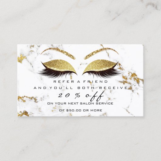 Salon Carte de référence Maquillage Gold Marbre La (Devant)