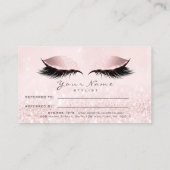 Salon Carte de référence Maquillage rose Princesse (Dos)