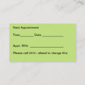 Salon Carte de visite (Dos)