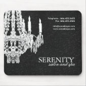 Salon Chandelier Mousepad Muismat (Voorkant)