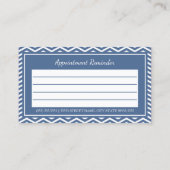 Salon Chevron bleu ardoise élégant Rendez-vous (Dos)