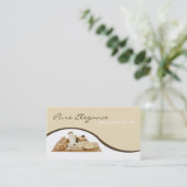 Salon Day Spa Massage Therapist Super Visitekaartj Visitekaartje (Staand voorkant)