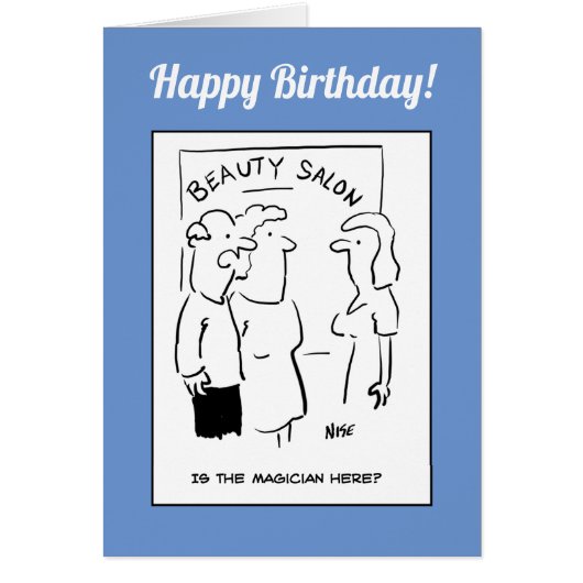 Salon de beauté Anniversaire - Mari demande pour l (Devant)