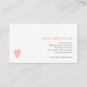 Salon de beauté Appréciation du client Coupon d'an (Dos)