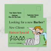 Salon De Beauté, Barbier, Salon De Nail, Cartes Po (Devant / Derrière)