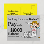 Salon De Beauté, Barbier, Salon De Nail, Cartes Po (Devant / Derrière)