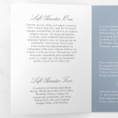 Salon de beauté Brochure triple Élégant Floral (Intérieur en premier)