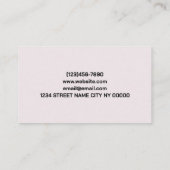 Salon de beauté Carte de visite (Dos)