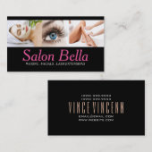 Salon de beauté Carte de visite (Devant / Derrière)
