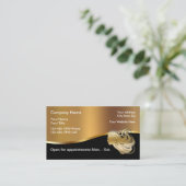 Salon de beauté Cartes de visite (Debout devant)