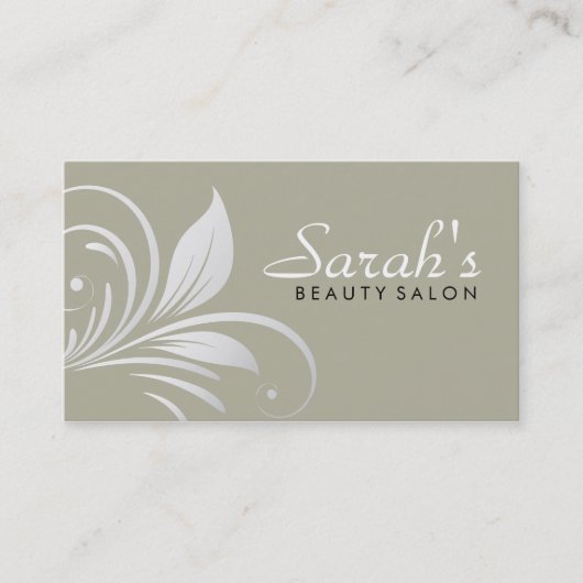 Salon de beauté - cartes de visite (Devant)