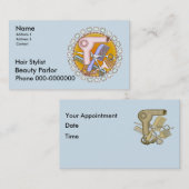 Salon de beauté cartes de visite magiques (Devant / Derrière)