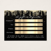 Salon de beauté de Noël Cheveux GoldConfetti Cadea (Dos)