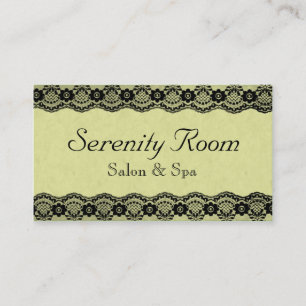 Salon de beauté élégant et Carte de visite Spa
