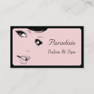 Salon de beauté élégant et Carte de visite Spa