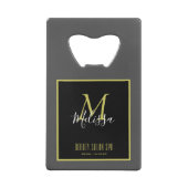 Salon de beauté en or gris SPA Monogramme (Dos)