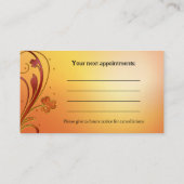 Salon de beauté et de clou Carte de visite de rend (Dos)