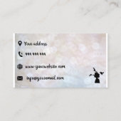 Salon de beauté et de coiffure Beau Carte de visit (Dos)