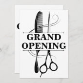 salon de beauté grande ouverture invitation (Devant / Derrière)