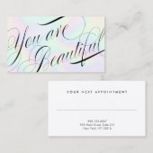 Salon de beauté Iridescente Rendez-vous (Devant / Derrière)