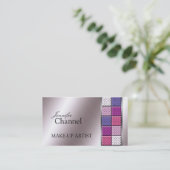 Salon de beauté Maquillage Artiste Carte de visite (Debout devant)