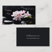 Salon de beauté / Massage / Détente / Carte de vis (Devant / Derrière)